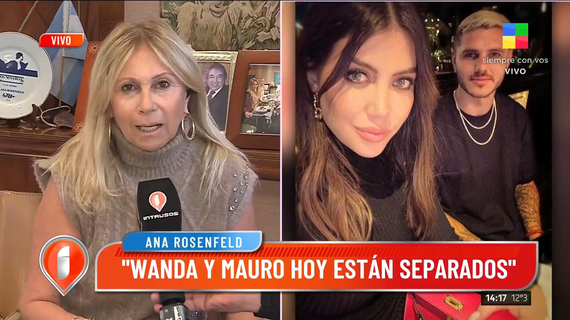 Ana Rosenfeld aclaró cuál es la situación entre Wanda Nara y Mauro Icardi. (Foto: captura de pantalla)