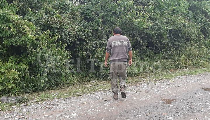 El salteño aseguró haber visto al hombre animal a pocos metros de su casa.