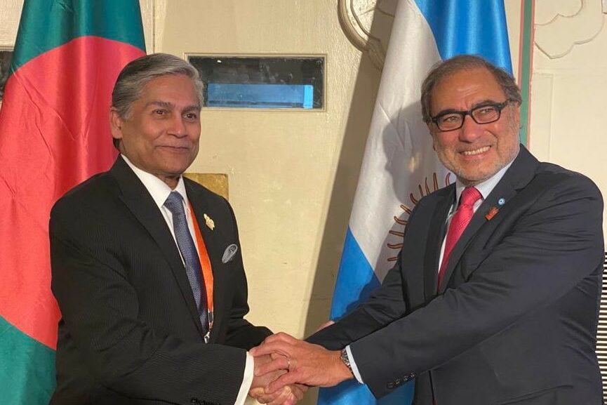 El agradecimiento del Gobierno a Bangladesh por el apoyo a la Selección Argentina en el Mundial de Qatar 2022.