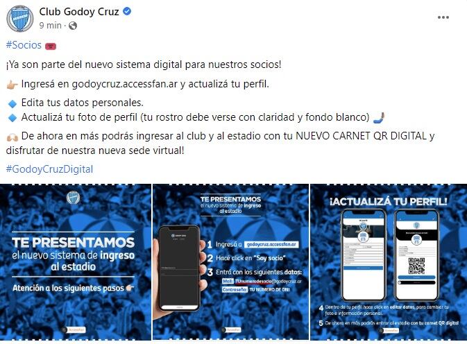 Godoy Cruz implementó un nuevo sistema digital de Godoy Cruz.