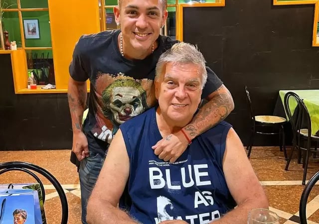 Luis Ventura y su hijo Facundo