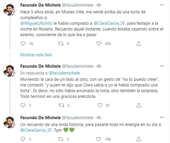 Tuits de Facundo De Michele. (@facudemichele)