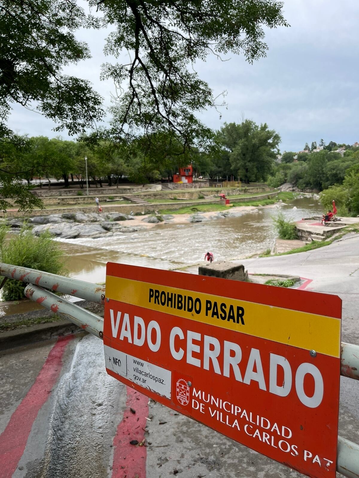 Intensas lluvias en Carlos Paz