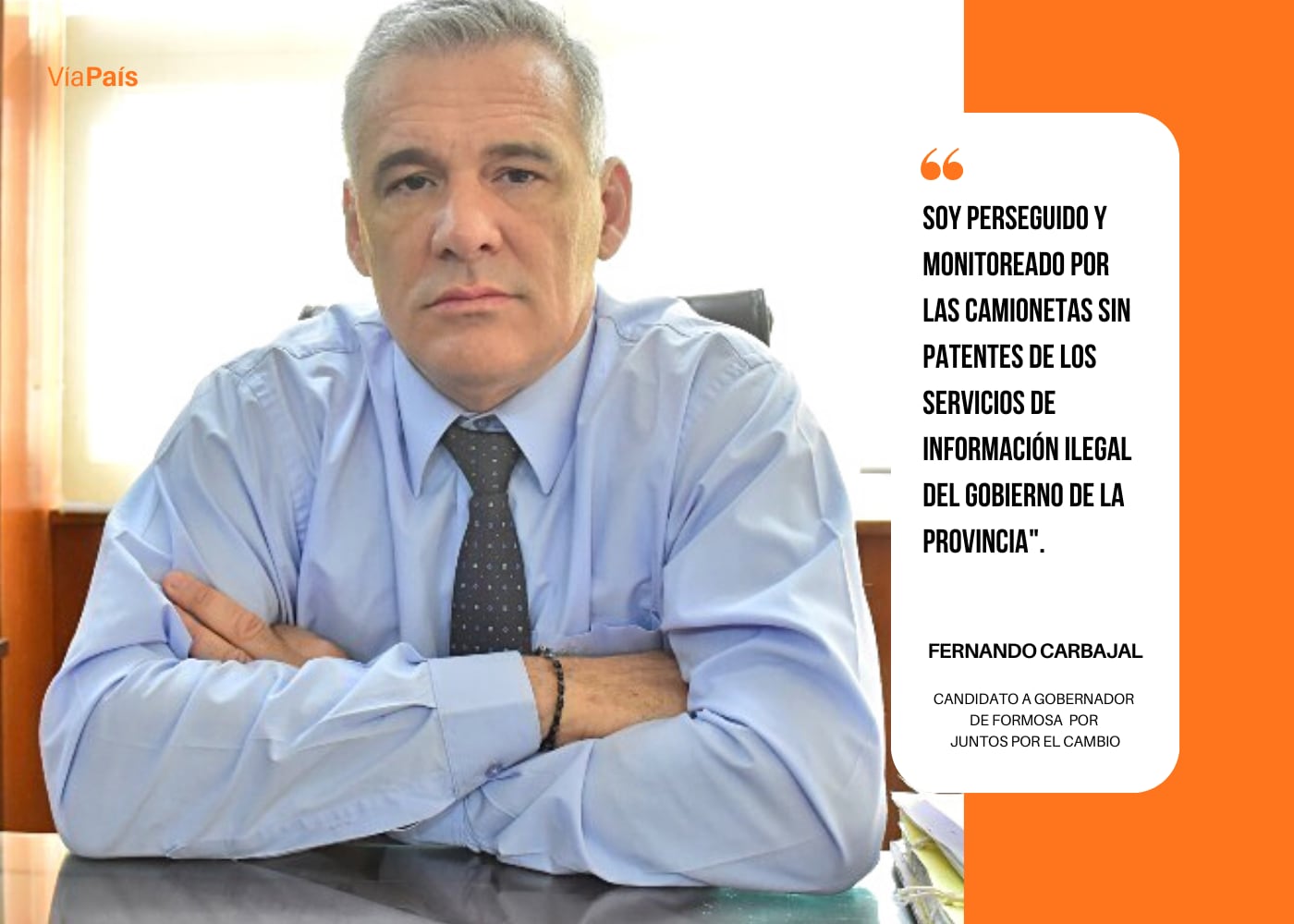 Fernando Carbajal es la principal fuerza opositora de Insfrán en las elecciones 2023 de Formosa.