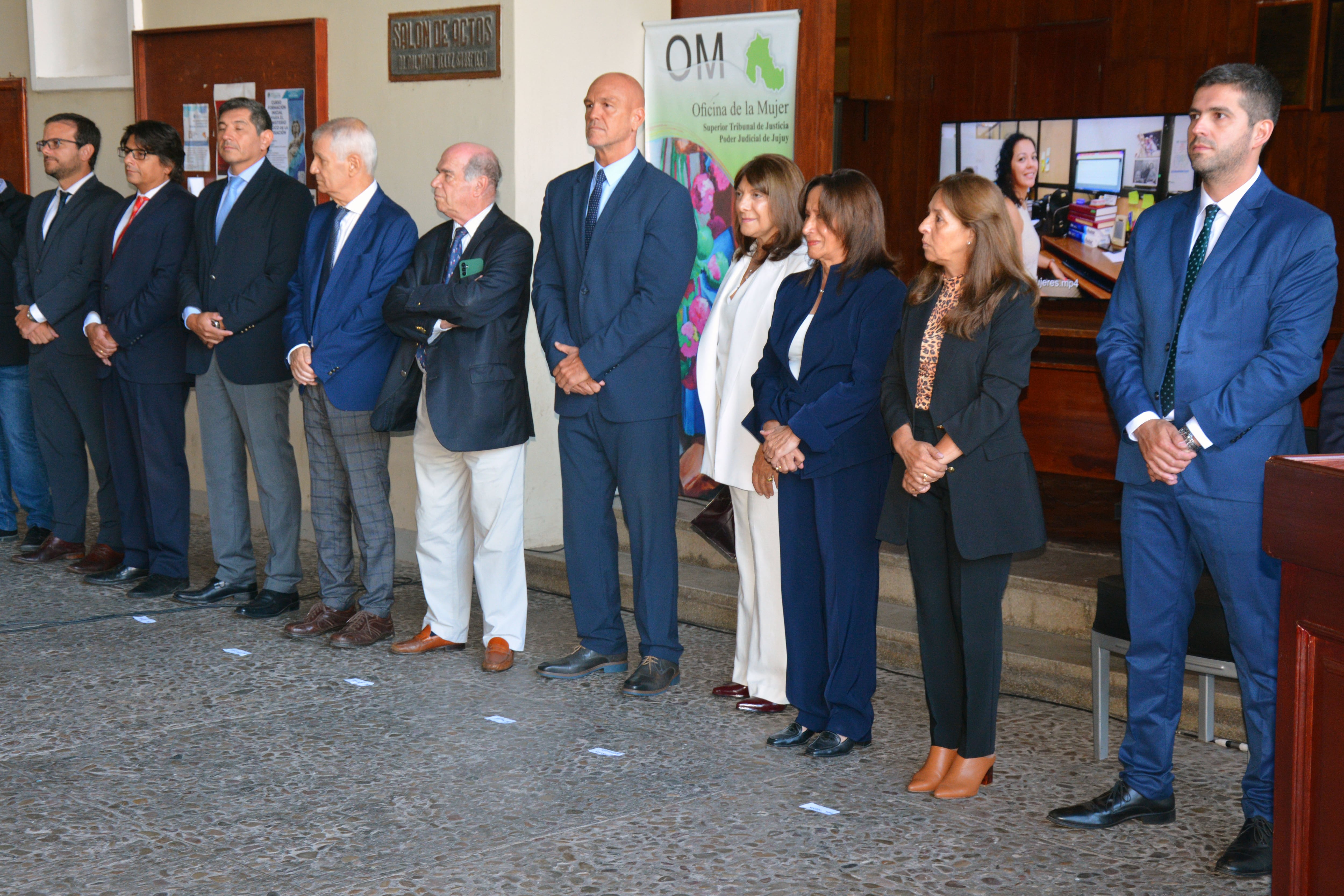 Miembros de la Suprema Corte de Justicia de Jujuy presidieron el acto en conmemoración del Día Internacional de la Mujer.