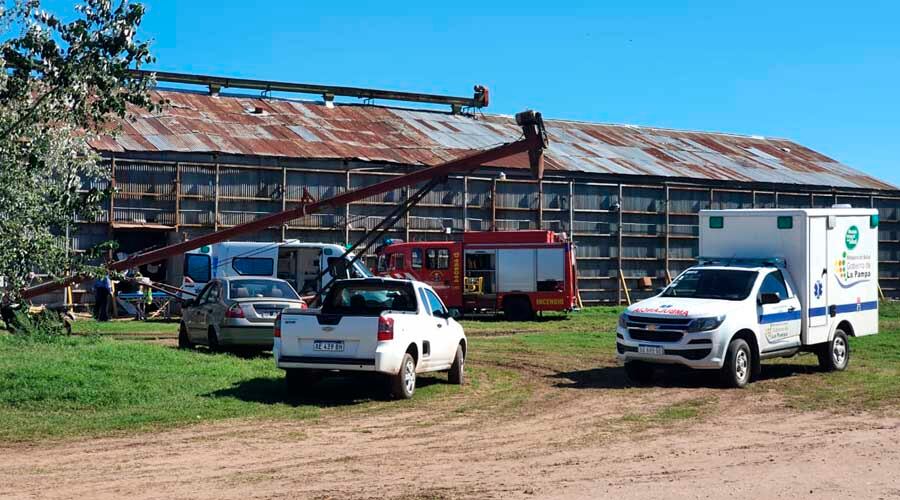 La planta cerealera de Dorila en la que ocurrió el accidente