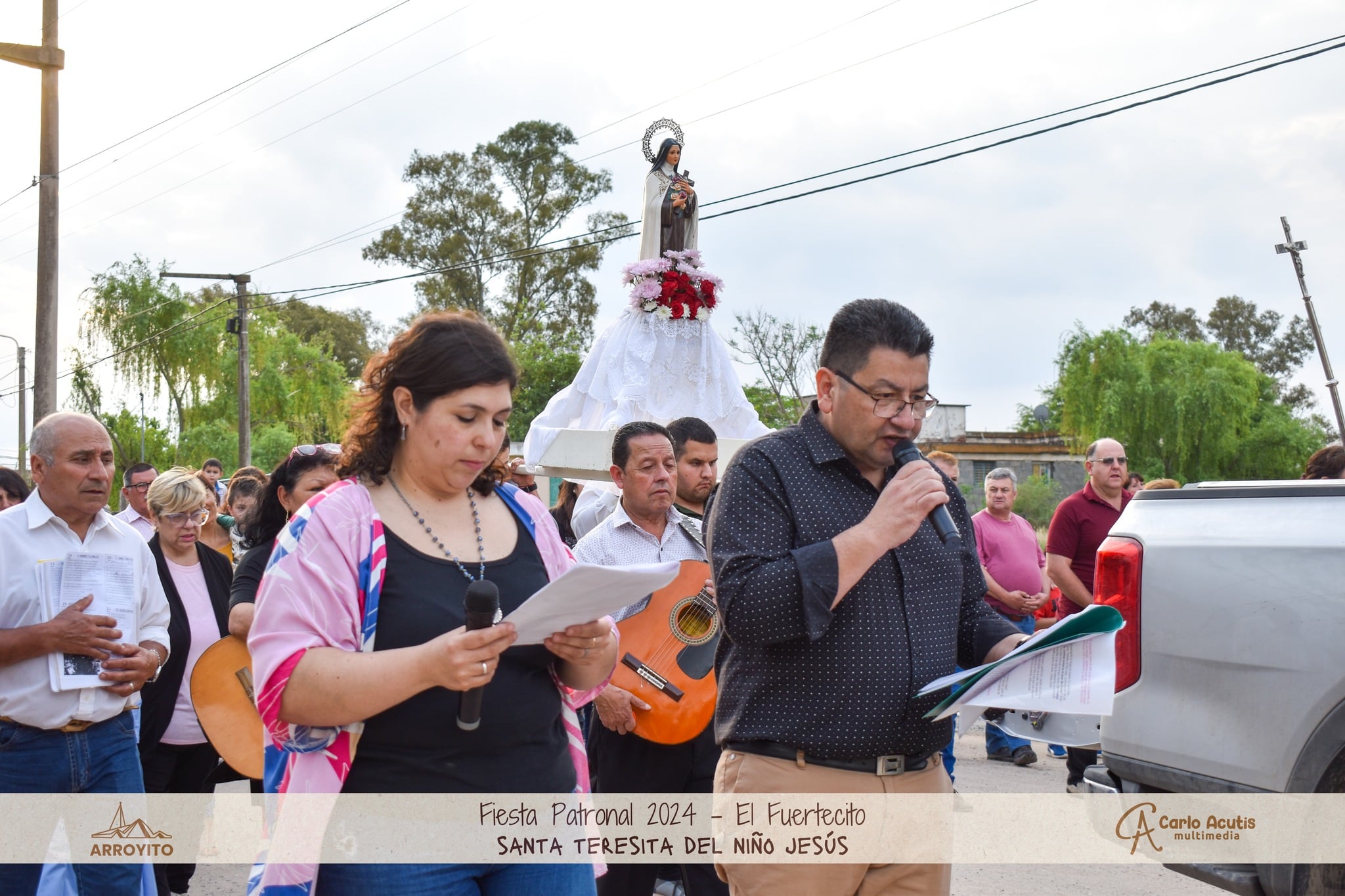 Misa y procesión en honor a Santa Teresita El Fuertecito