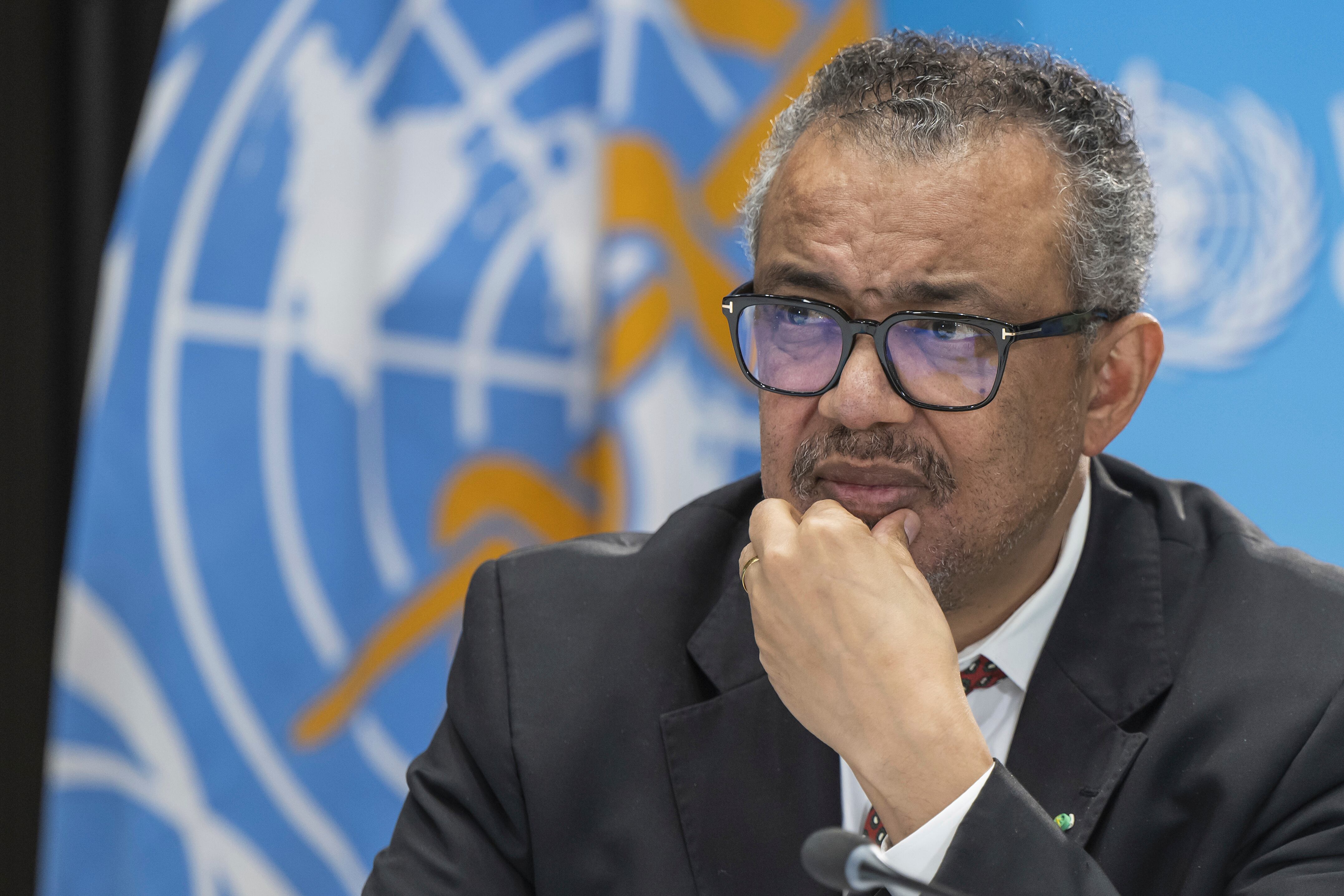 Tedros Adhanom Ghebreyesus, director general de la Organización Mundial de la Salud (OMS). Foto: Martial Trezzini/Keystone vía AP.