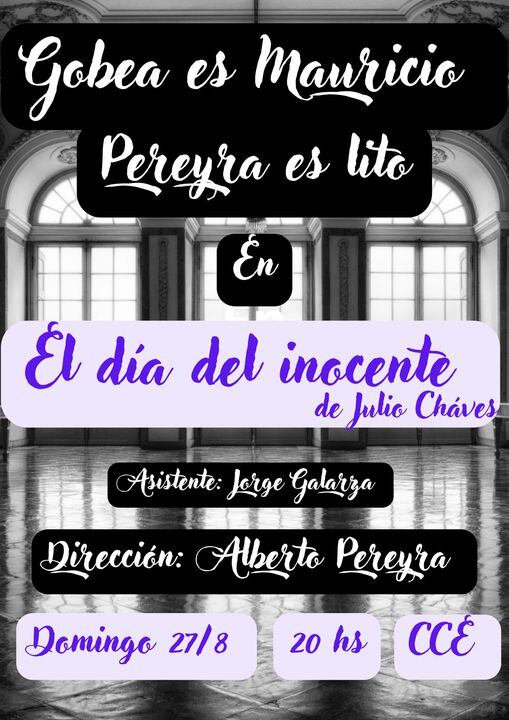 Se presenta la obra de teatro “El día del inocente” en el Centro Cultural La Estación