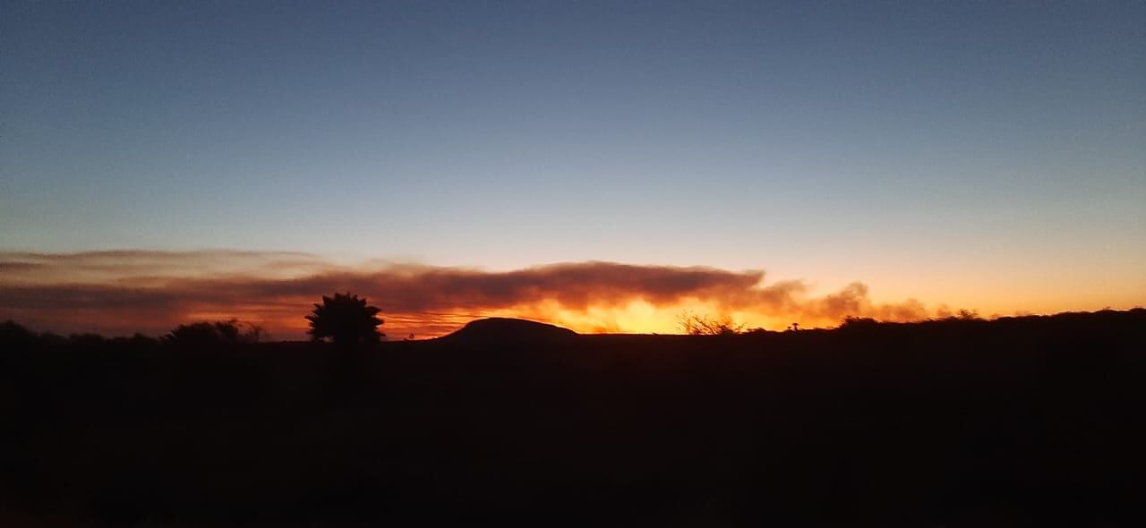 Sigue la lucha contra el fuego en el norte cordobés tras las devastadores incendios del fin de semana.