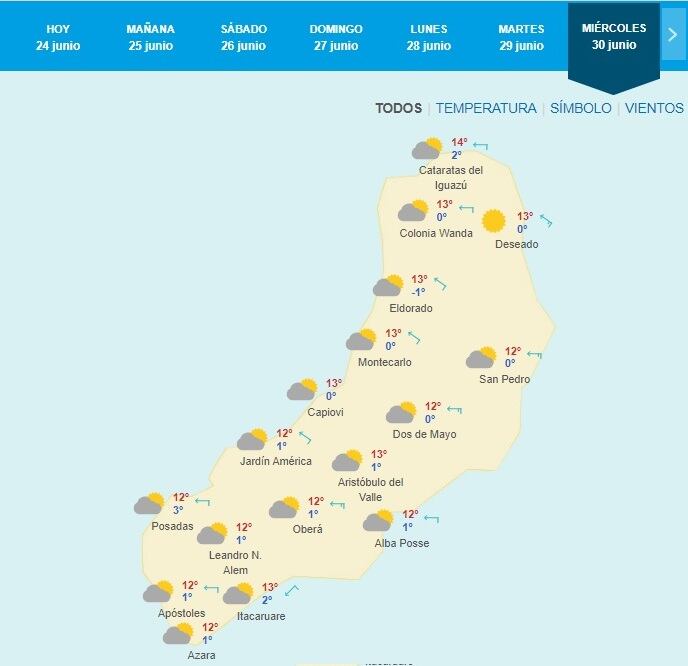 El descenso de las temperaturas se intensificaran por las noches.