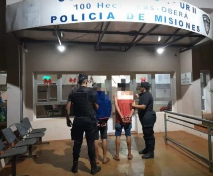 Dos hermanos fueron detenidos tras el robo a una vivienda en Oberá.