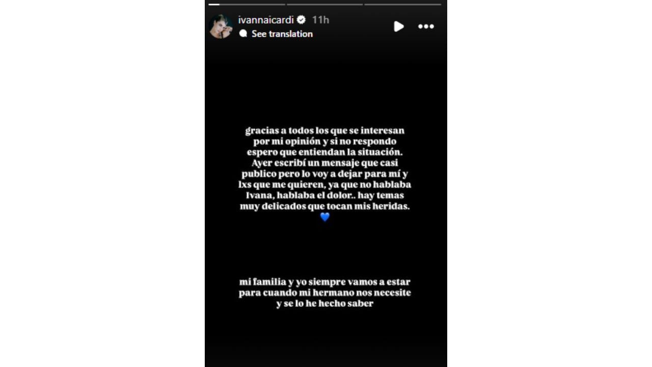 El mensaje de la hermana de Mauro Icardi.