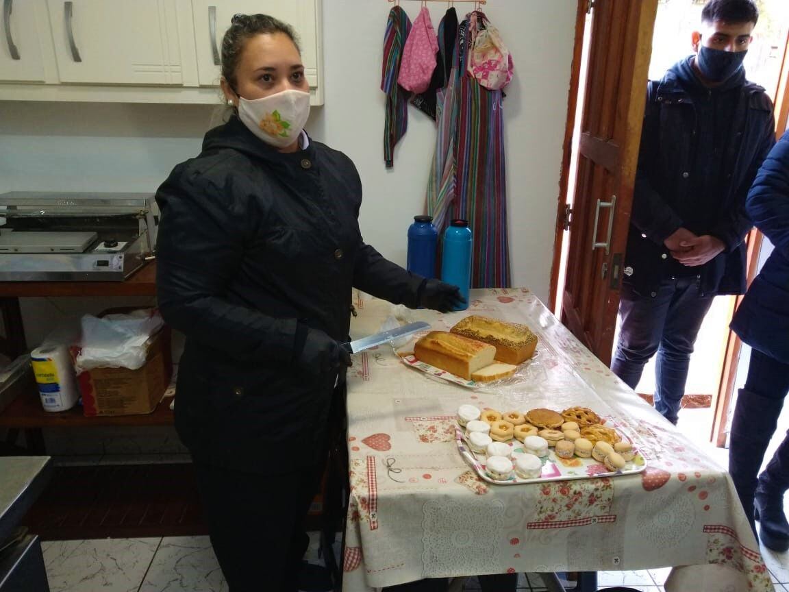 Mariela Silguero, dueña de "Vicen-tina", producción de alimentos libres de gluten.