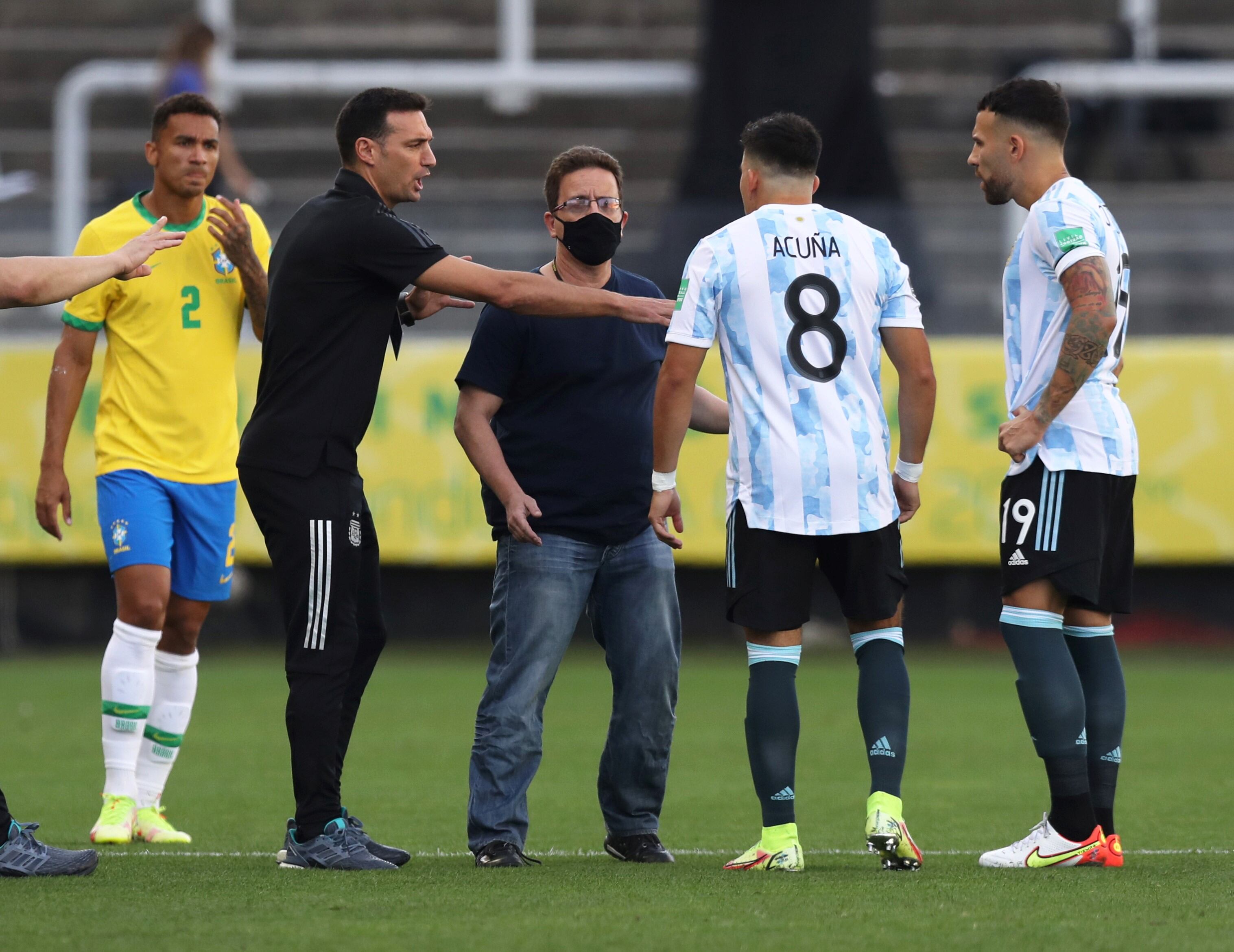 Lionel Scaloni confesó estar "muy triste" por la suspensión del partido entre Brasil y Argentina.