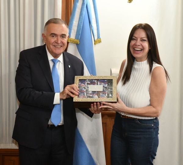 Jaldo agasajó a Pettovello en Casa de Gobierno.