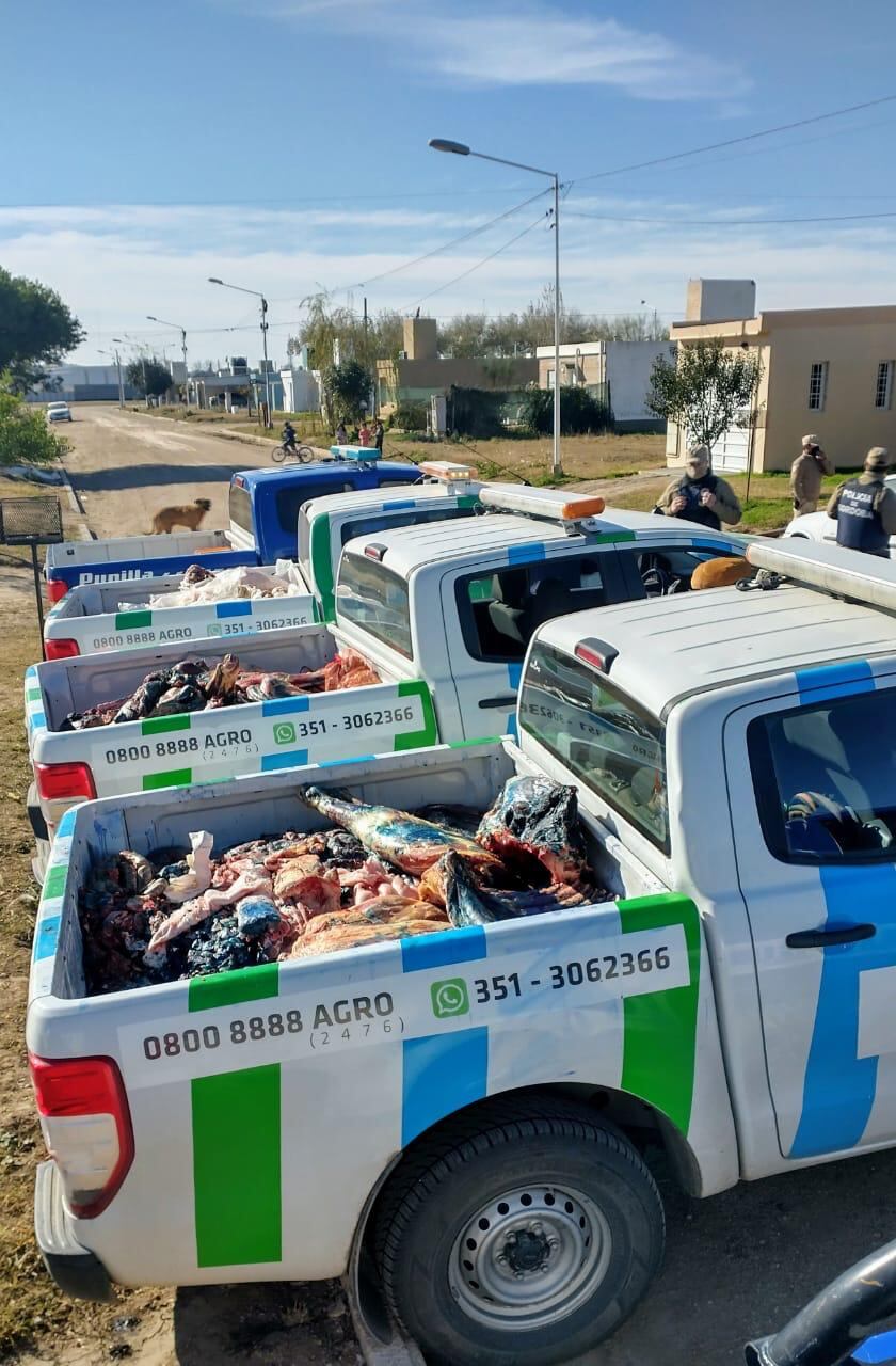 Secuestro carnicerias en Laspiur y El Fortin