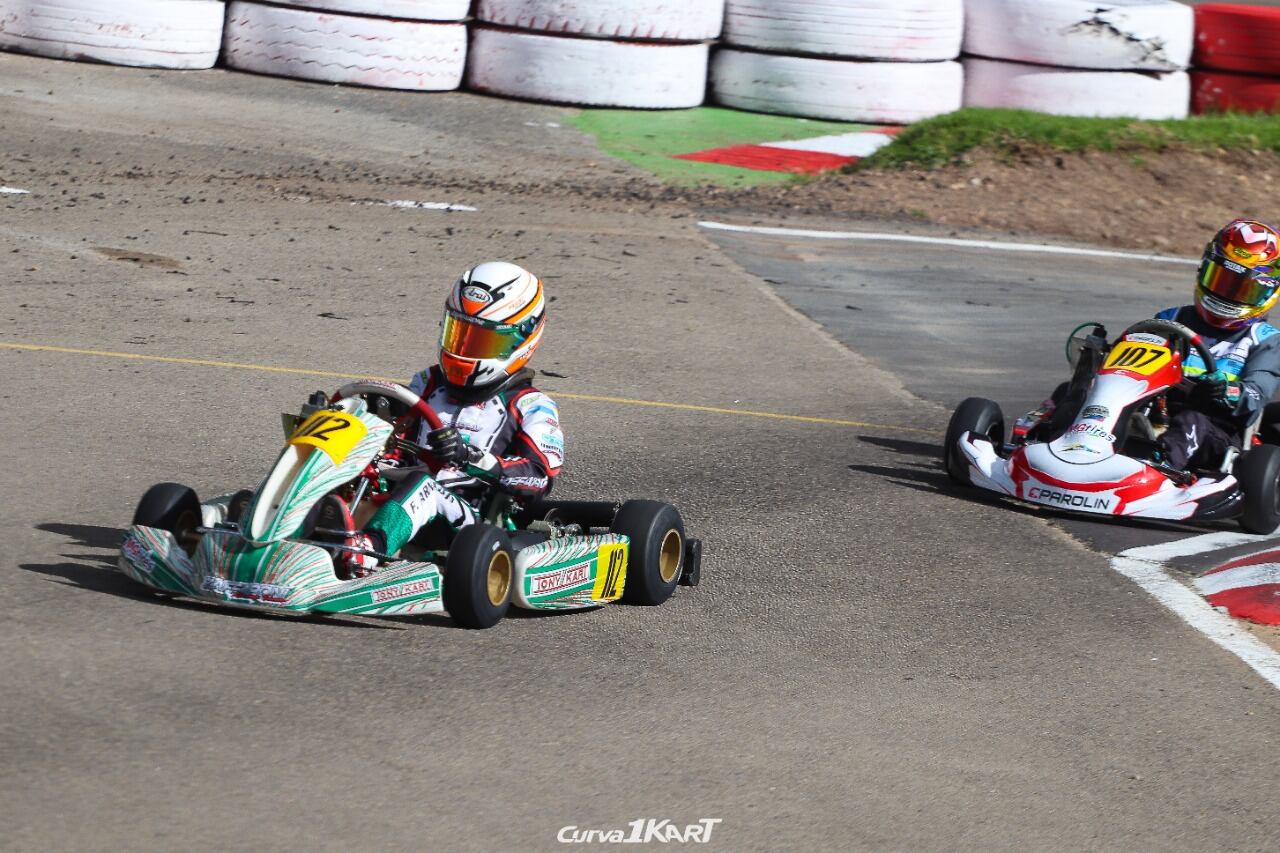 Fausto Arnaudo piloto karting en Colombia