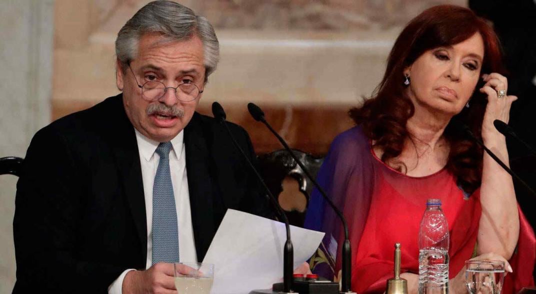 Alberto Fernández y Cristina Kirchner