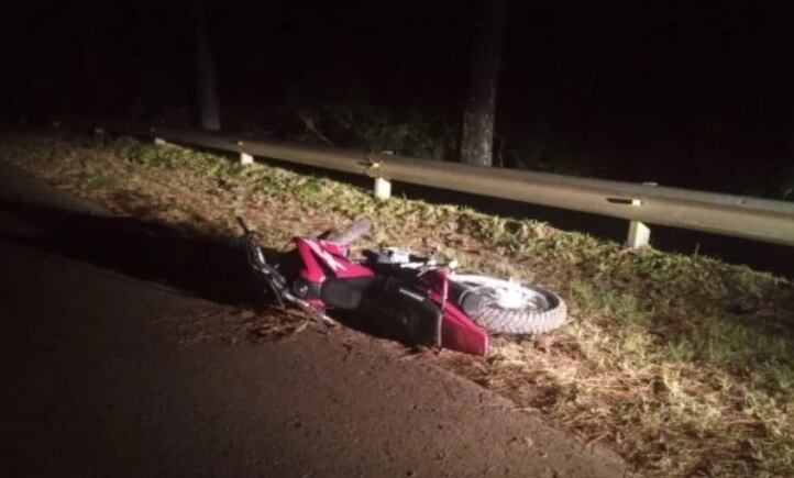 Siniestro fatal en Alba Posse: un motociclista perdió la vida.