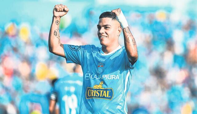 Joao Grimaldo, delantero peruano que estuvo cerca de ser refuerzo de Belgrano, y ahora suena en Talleres (Prensa Sporting Cristal).