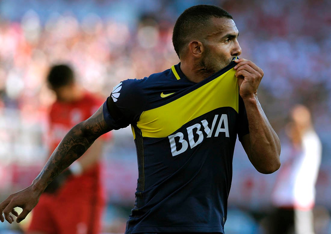 Carlos Tevez marcó para Boca en el último encuentro que los enfrentó con River.
