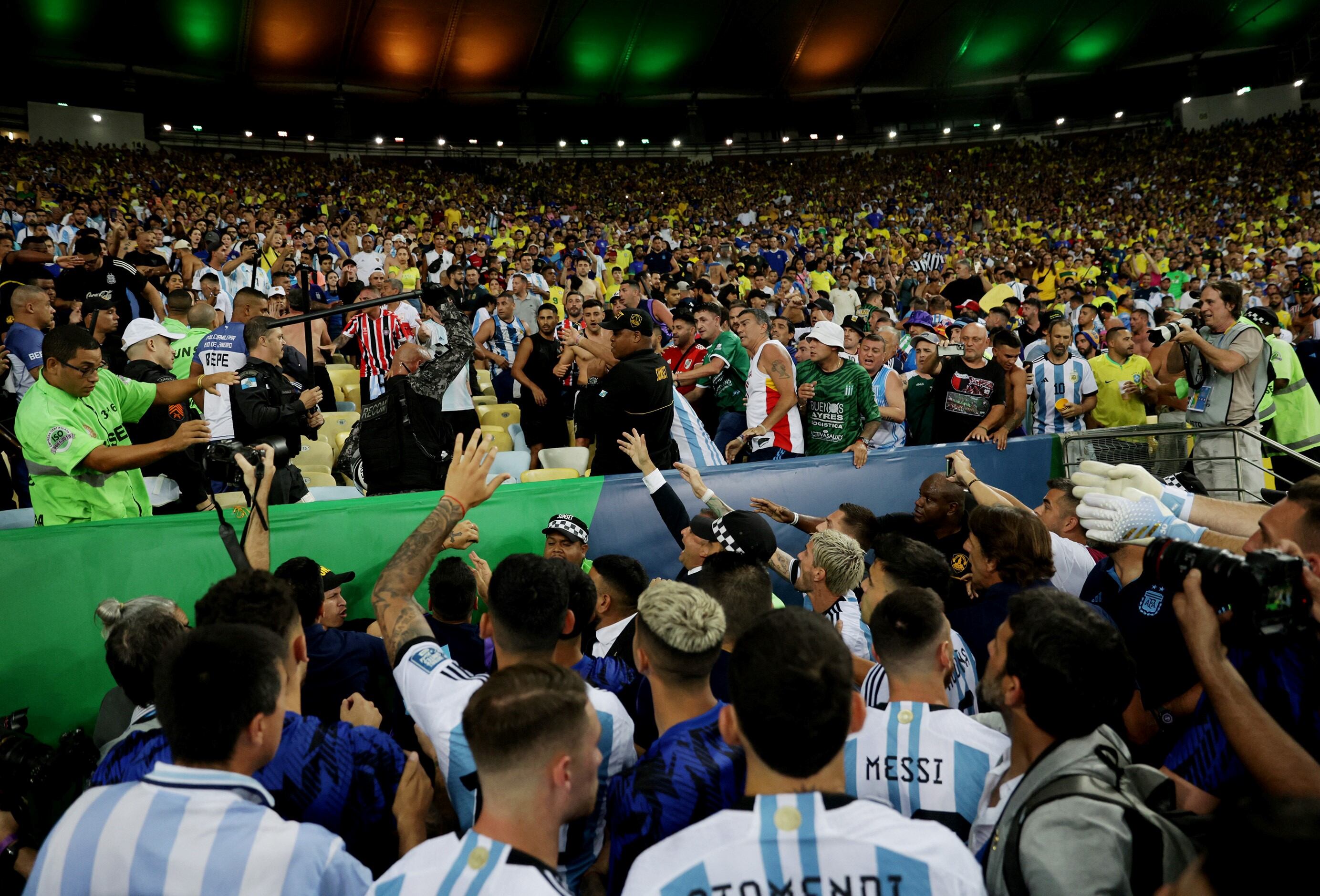 Disturbios en el Maracaná