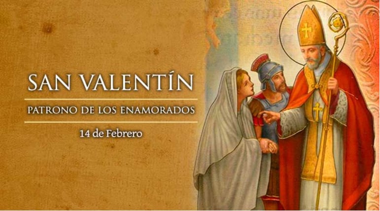 Valentín, el santo de los enamorados.