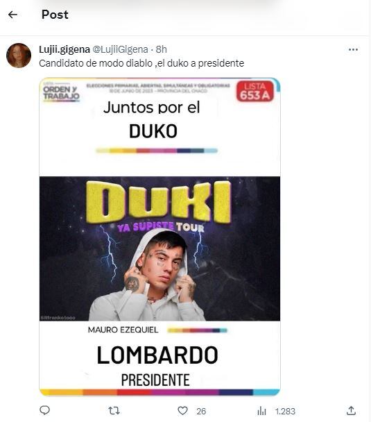 Rusherking le preguntó a sus fans a quién votaron en las elecciones PASO 2023 y recibió insólitas respuestas