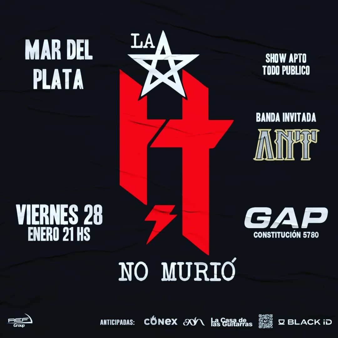 Será en GAP el próximo viernes desde las 21hs.