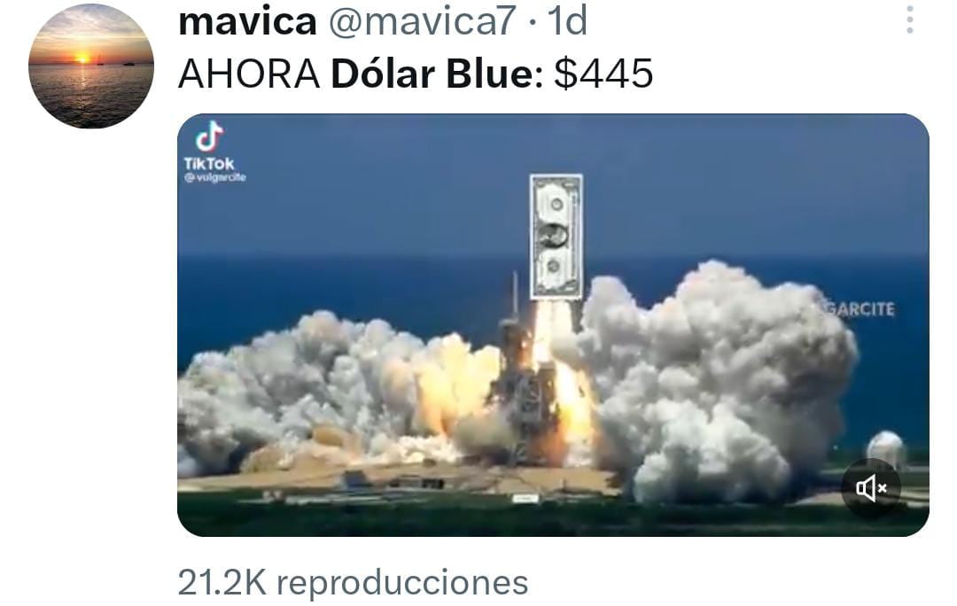 El dólar tuvo una semana de fuerte suba y los memes no tardaron en llegar. (Web)