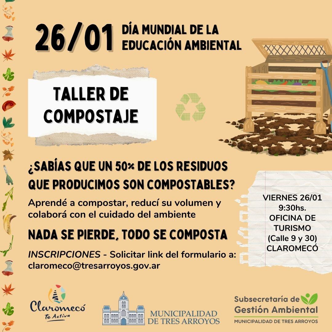 Taller de Compostaje en Claromecó