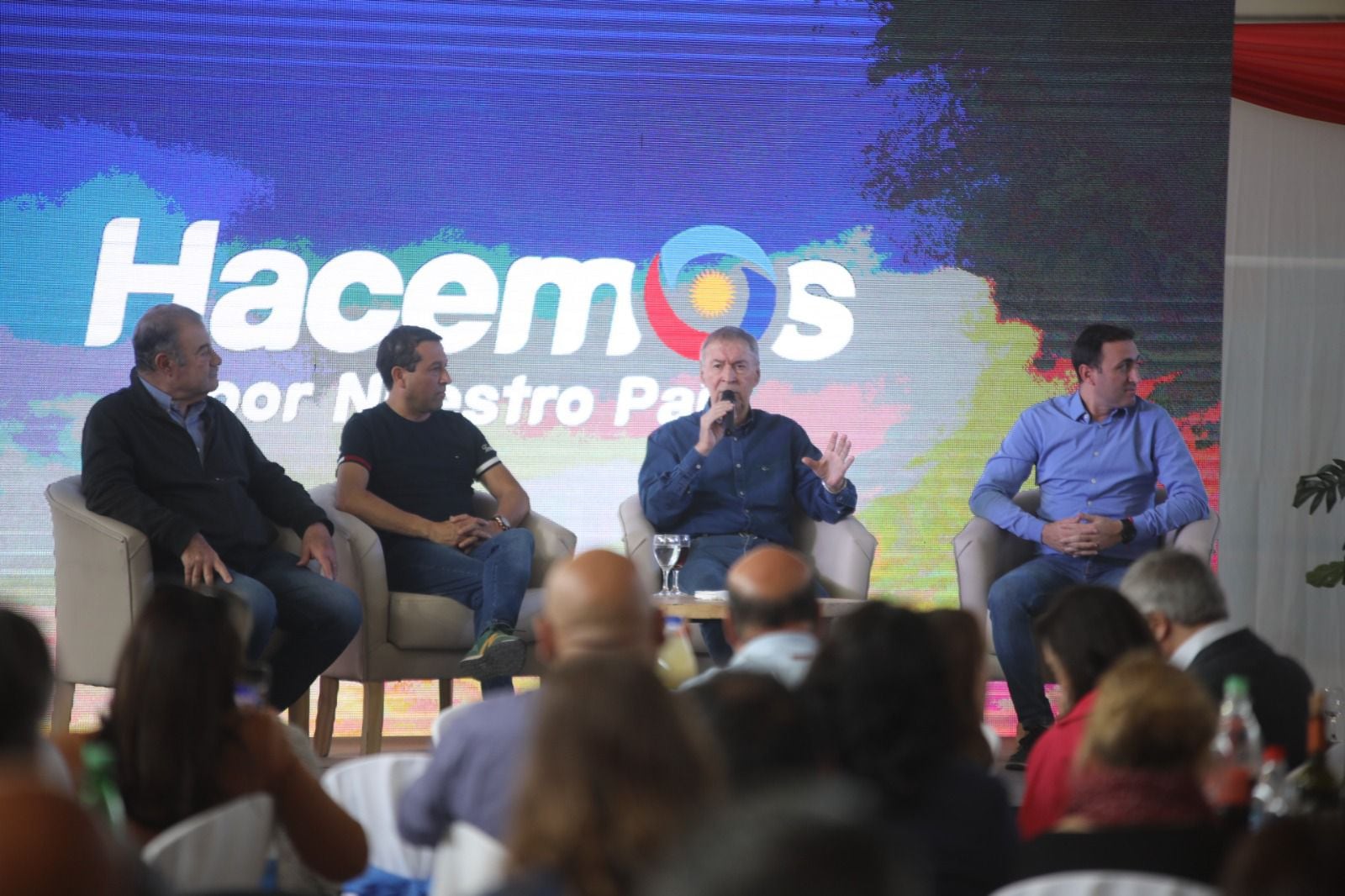 El precandidato presidencial Juan Schiaretti habló sobre la posibilidad de hacer autovía la ruta 9 norte. (Gentileza)