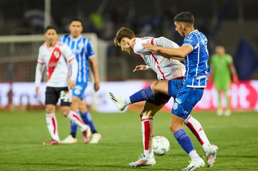 Godoy Cruz-River, en Mendoza, por la fecha 7 de la Liga Profesional. (Gentileza La Nación)