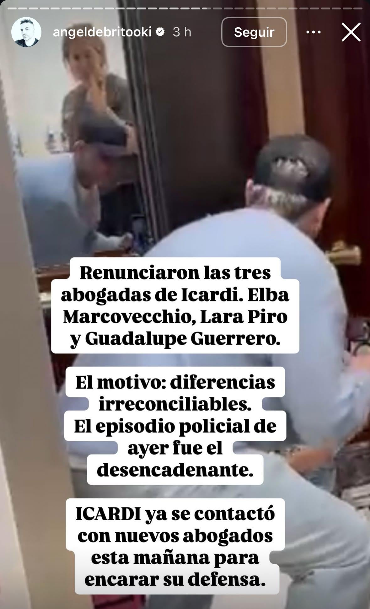 Las abogadas de Mauro Icardi renunciaron al caso.