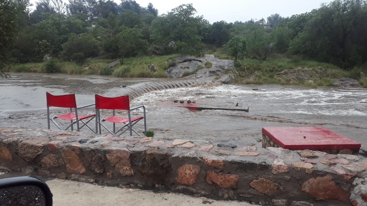 Temporal en Carlos Paz. Foto: Municipalidad