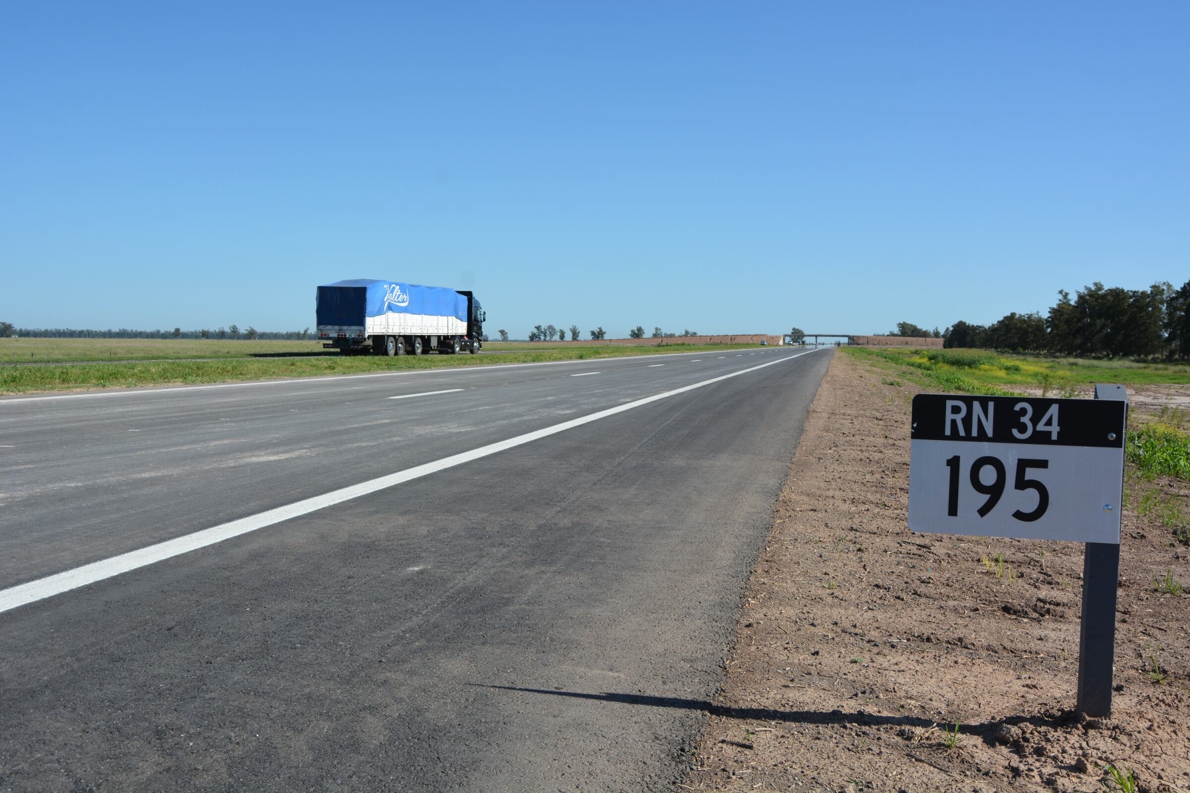 Habilitan un tramo de 8 km de la autopista de la ruta 34