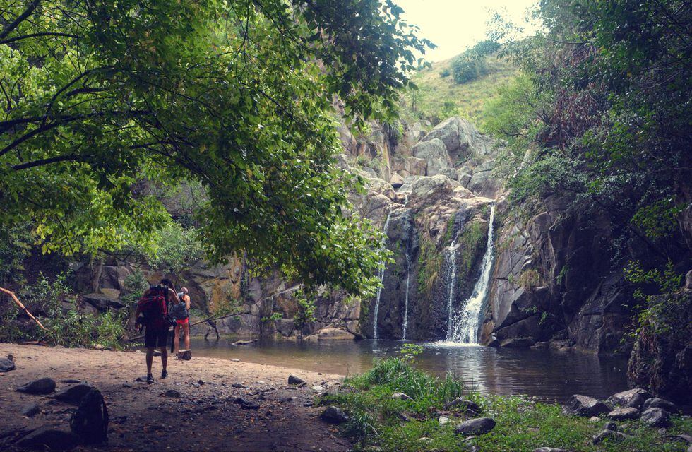 Cascada Los Cóndores, en Río Ceballos.