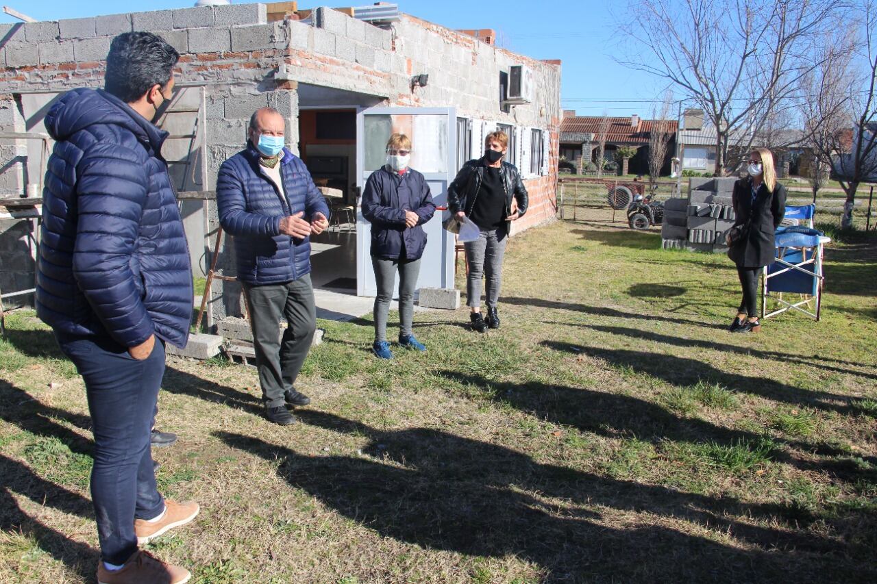 El intendente Carlos Sánchez visitó Claromecó