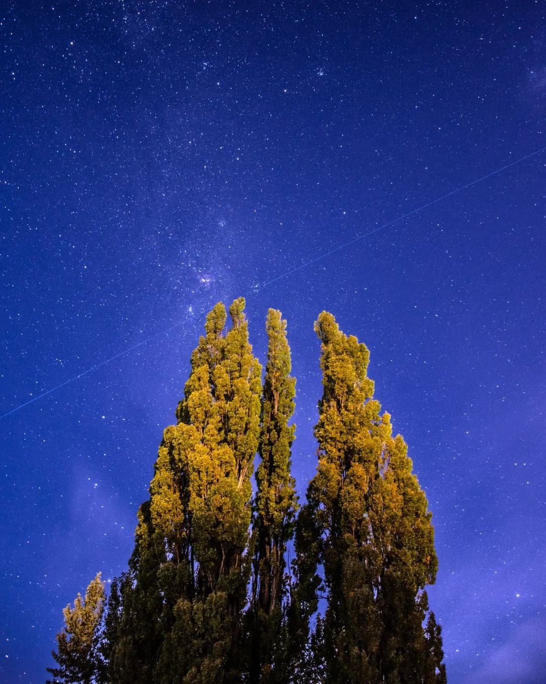 Los "mágicos y silenciosos paisajes patagónicos" de Villa Llanquín, según describió el fotógrafo.