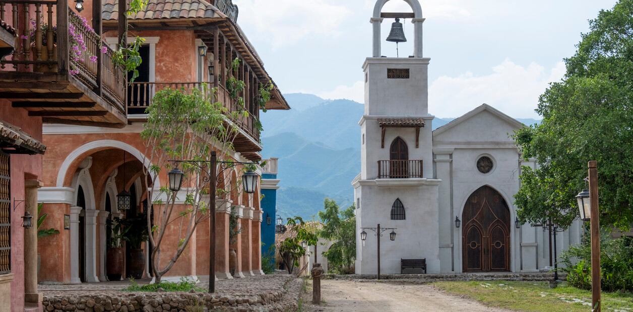 Viviendas creadas especialmente para la realización de la serie