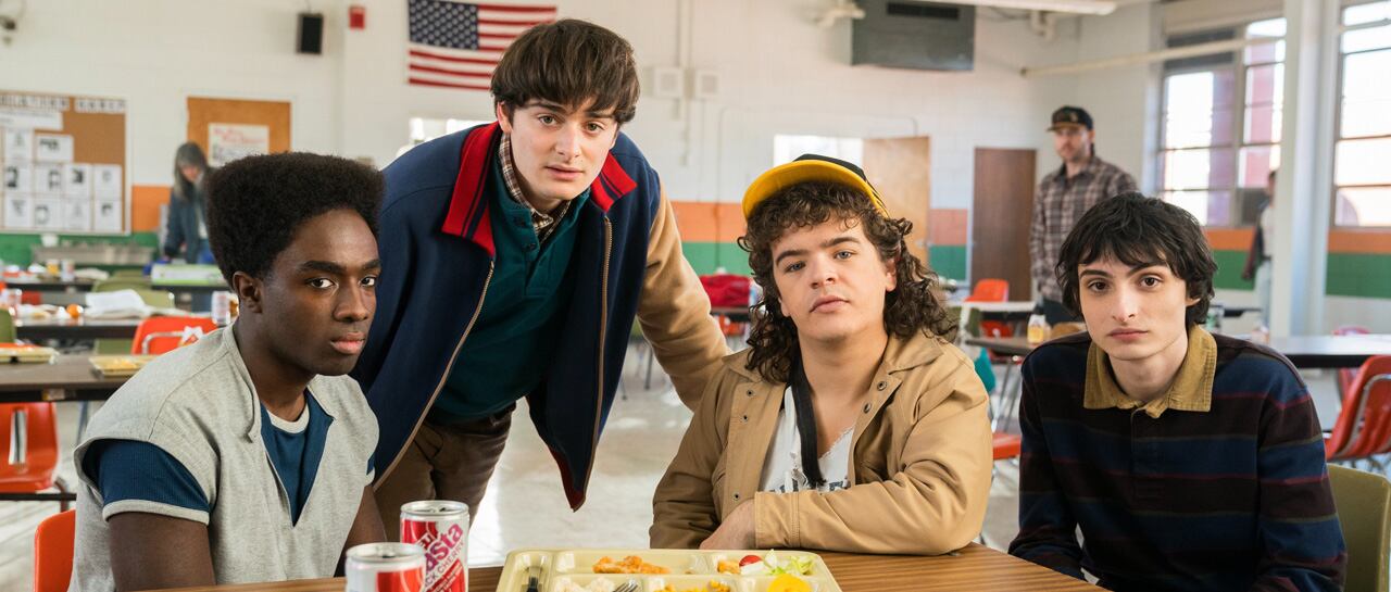 Algunos de los protagonistas originales de Stranger Things