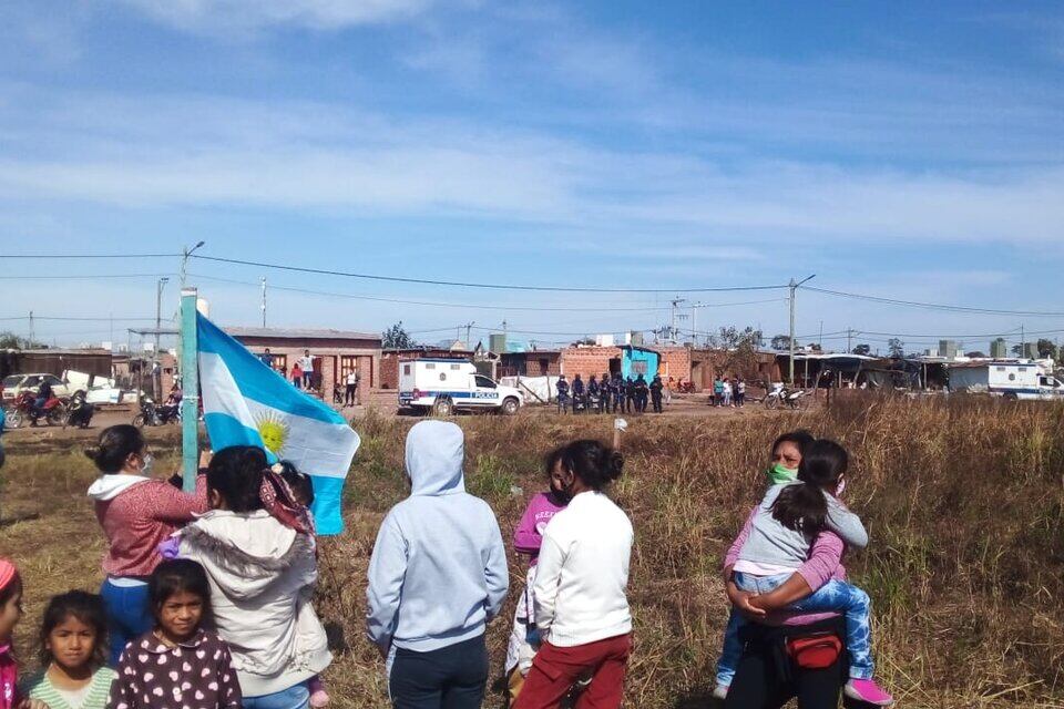 Toma de terrenos en La Moraleja, Salta