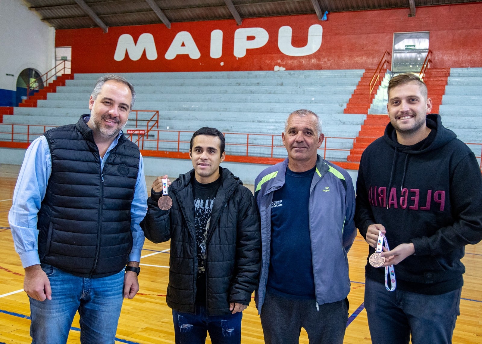 Maipú tiene un medallista internacional.