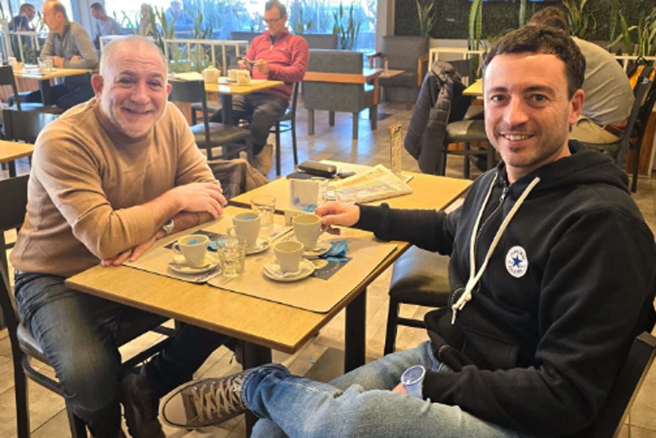 Luis Juez y Rodrigo de Loredo, dirigentes de Juntos Por el Cambio en Córdoba.