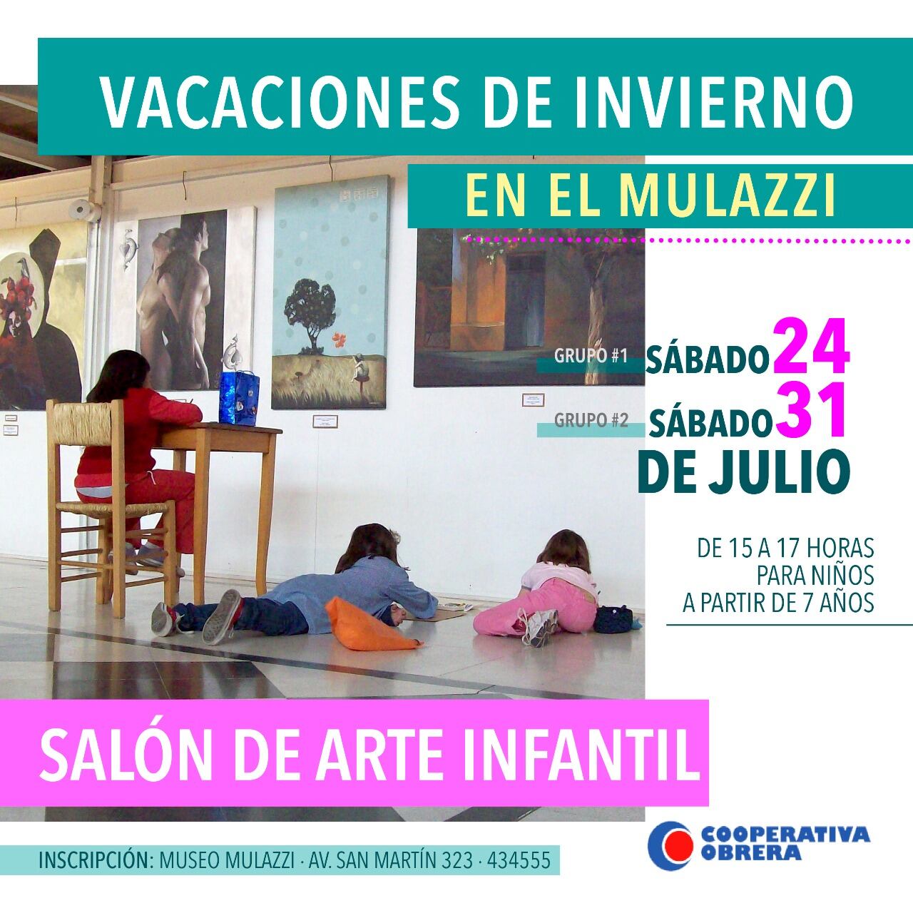 Salón de Arte Infantil en Vacaciones de Invierno