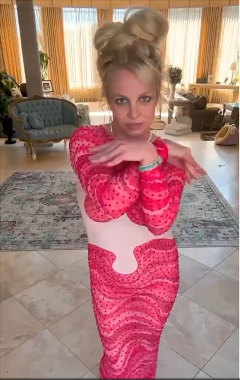 Britney Spears compartió una coreografía en Instagram y sus fans alucinaron