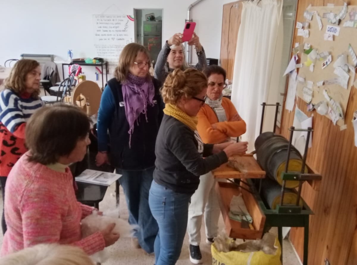 Taller de Hilado de Lana y Arte Textil Artesanal en Copetonas