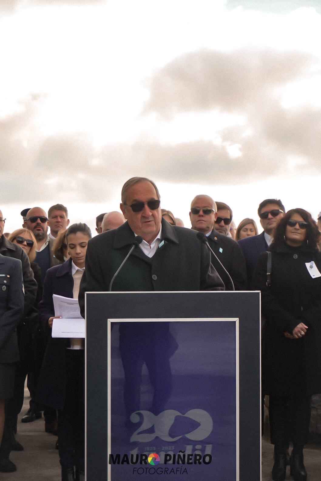 Así quedó el nuevo mástil en el Parque Independencia de Tandil