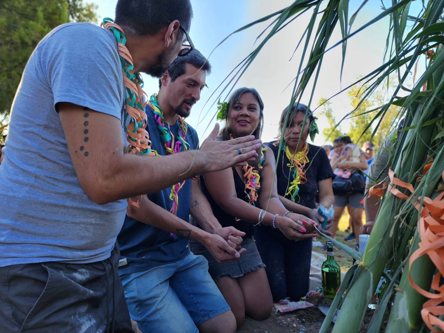 Desentierro del Carnaval Jujeño en el parque San Martín